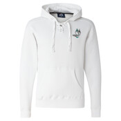 ADULT, Laced Hooded Sweatshirt, DLFB, Black and Teal