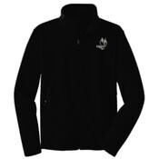 ADULT, Full-Zip, Fleece Jacket, FIRE BIRD Logo, Grey and White