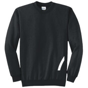 ADULT, Crewneck Sweatshirt, FIRE BIRD Logo, Grey and White