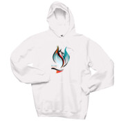 ADULT, Pullover Hooded Sweatshirt, DLFB Full Color Logo