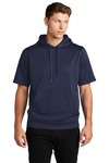 Sport Wick ® Fleece Short Sleeve Hooded Pullover