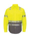 Hi-Visibility Color Block Uniform Shirt - EXCEL FR® ComforTouch® - 7 oz.