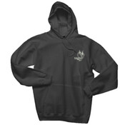ADULT, Hooded Sweatshirt, DLFB, White and Grey