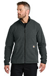 Textured Full Zip Fleece Jacket