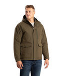 Men's Highland Quilt-Lined Micro-Duck Hooded Jacket