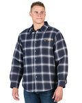 Men's Heartland Sherpa-Lined Flannel Shirt Jacket