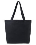 Aware™ Recycled Cotton Shopper Tote Bag With Interior Zip Pocket