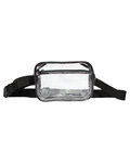 Clear Stadium Two-Pocket Fanny Pack / Crossbody Bag