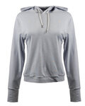 Ladies' Modest Crop Hooded Sweatshirt