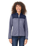 Ladies' Venture Heathered Stripe Hybrid Jacket