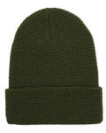 Waffle Cuffed Knit Beanie