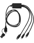 3-in-1 Charging Cable with Dual Input