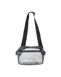 Clear Stadium 2-Pocket Fanny Pack/Crossbody Bag