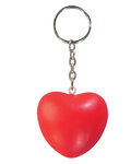Heart Shape Stress Ball Keychain