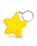 Star Shape Stress Ball Keychain