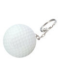 Golf Ball Shape Stress Ball Keychain