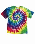 Youth Multi-Color Spiral Tie-Dyed T-Shirt