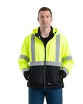 Hi-Vis Class 3 Hooded Soft Shell Jacket