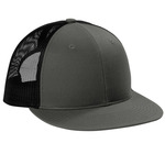 Snapback Flat Bill Trucker Cap