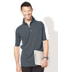 Colorblocked Moisture Free Mesh Polo