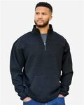 Unisex Pebble Fleece Quarter-Zip Pullover