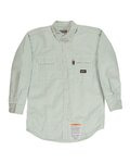 Men's Flame-Resistant Down Plaid Work Shirt