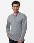 Men's Stretch Quarter-Zip Fleece Pullover