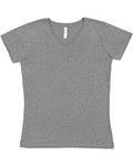 Ladies' V-Neck Fine Jersey T-Shirt