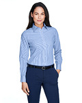 Ladies' Crown Collection® Banker Stripe Woven Shirt