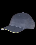 100% Brushed Cotton Twill Structured Sandwich Cap