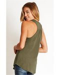 Women's Gathered Racerback Tank