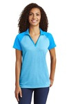 Women's PosiCharge ® RacerMesh ® Raglan Heather Block Polo