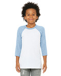 Youth Three-Quarter Sleeve Baseball T-Shirt