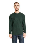 Unisex Sueded Long-Sleeve Crew