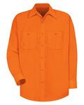 Enhanced Visibility Long Sleeve Work Shirt - Tall Sizes