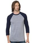 Triblend Three-Quarter Sleeve Raglan T-Shirt