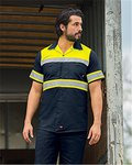 Hi-Visibility Colorblock Ripstop Short Sleeve Work Shirt