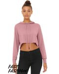 Women’s Triblend Crop Long Sleeve Hoodie