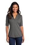 Women's Stretch Heather Open Neck Top