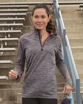 Women's Striated Quarter-Zip Pullover