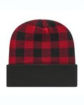 USA-Made Plaid Beanie