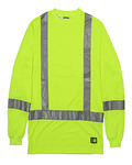 Men's Hi-Vis Class 3 Performance Long Sleeve Pocket T-Shirt