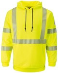 Hi-Visibility Pullover Hooded Fleece Sweatshirt