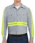 Industrial Enhanced-Visibility Long Sleeve Work Shirt