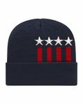 USA-Made Patriotic Cuffed Beanie