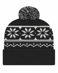 USA-Made Snowflake Beanie