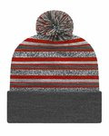 USA-Made Striped Beanie