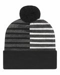 USA-Made Half Color Beanie