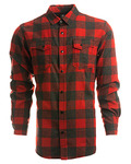 Men's Snap-Front Flannel Shirt