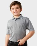 Youth Saratoga Performance Mini Mesh Polo